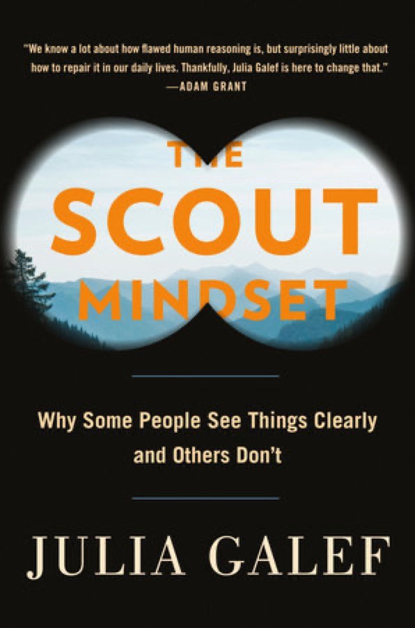 The Scout Mindset by Julia Galef book cover