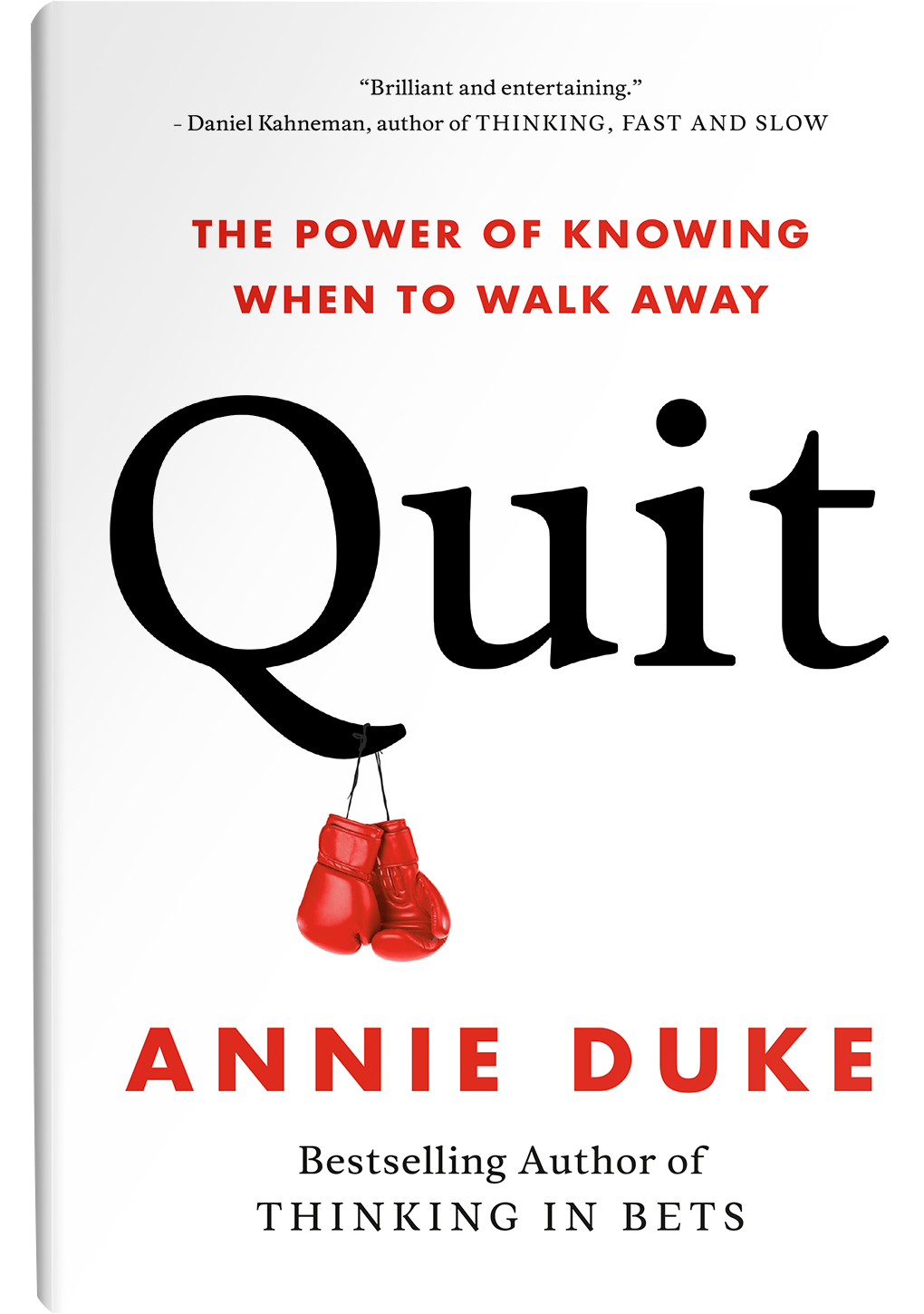Annie Duke《Quit: The Power of Knowing When to Walk Away》英文版書封
